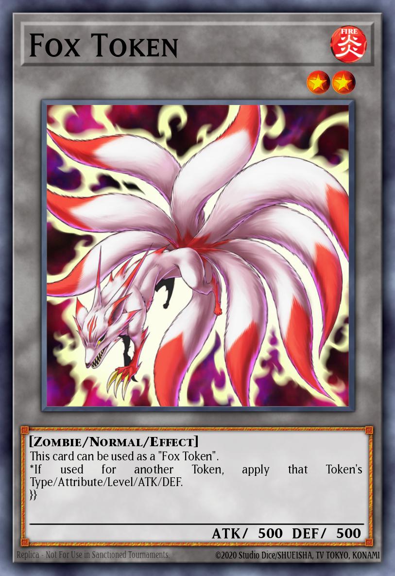 Fox Token — Sem lançamento no TCG (OCG / Master Duel) 27198002