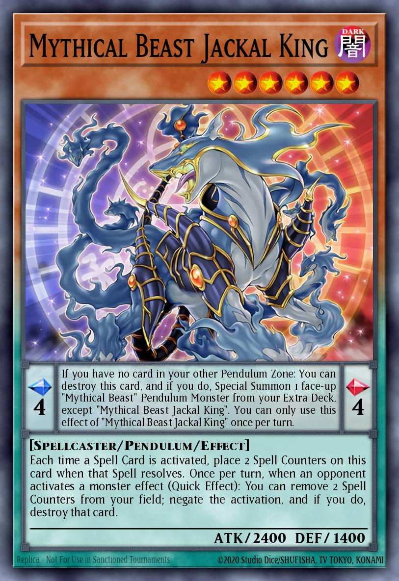 Besta Mítica Rei Chacal — The Infinity Chasers EN048