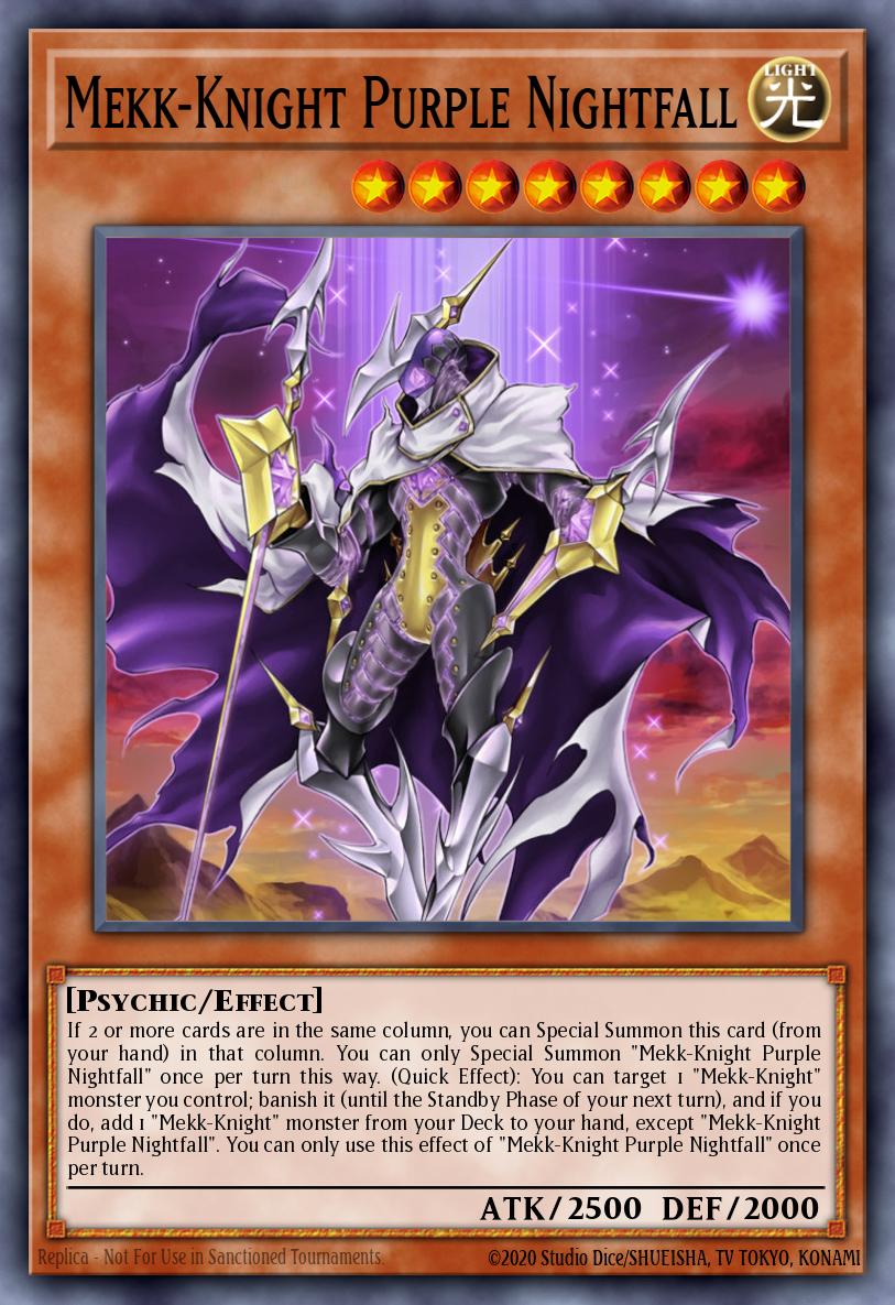 Mekk-Cavaleiro do Anoitecer Púrpura — 2018 Mega-Tin Mega Pack EN183