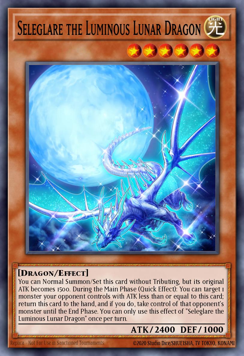 Seleglare, o Dragão Lunar Brilhante — 2021 Tin of Ancient Battles EN159