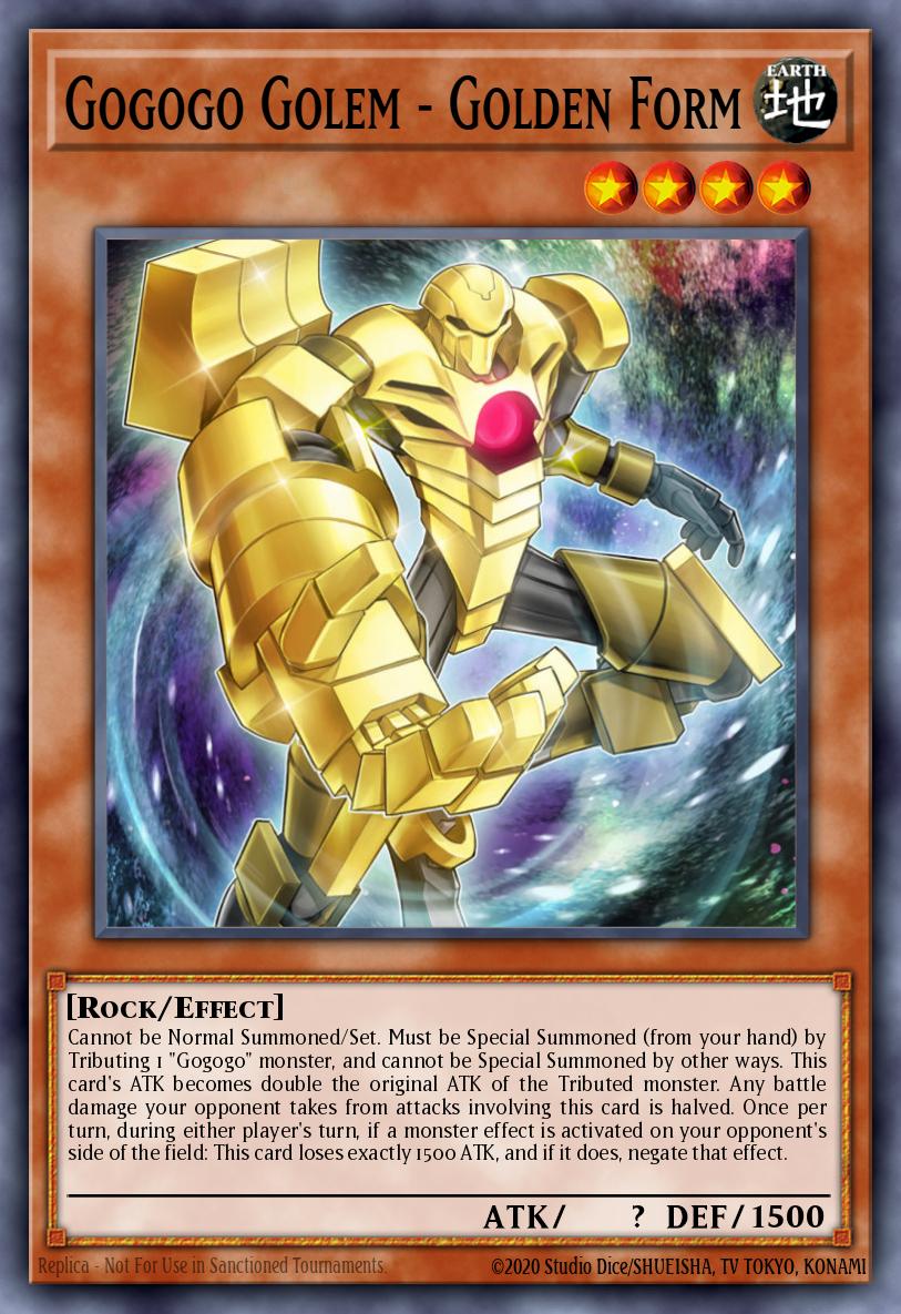 Golem Gogogo - Forma Dourada — Secrets of Eternity: Super Edition EN090