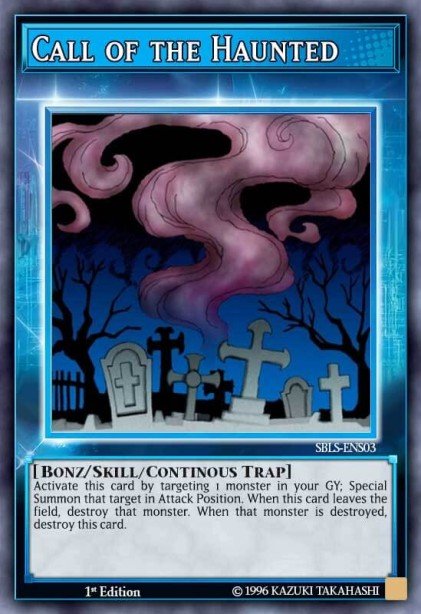 Call of the Haunted (Skill Card) — Speed Duel: Arena of Lost Souls ENS03