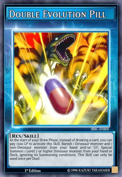Double Evolution Pill (Skill Card) — Speed Duel: Scars of Battle ENS05