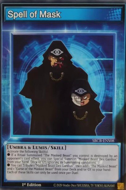 Spell of Mask (Skill Card) — Speed Duel: Battle City Box ENS08