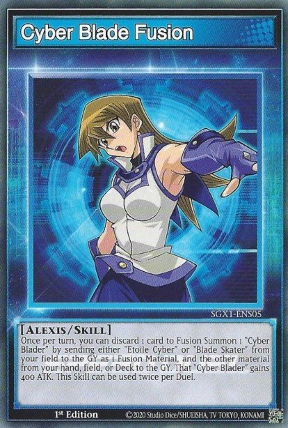 Cyber Blade Fusion — Speed Duel GX: Duel Academy Box ENS05