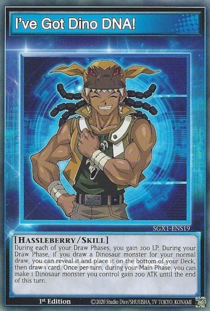I've Got Dino DNA! — Speed Duel GX: Duel Academy Box ENS19
