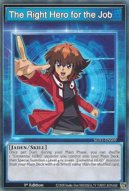 The Right Hero for the Job — Speed Duel GX: Duel Academy Box ENS09