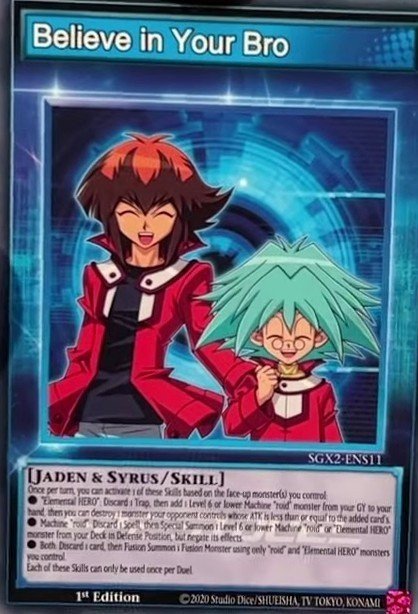 Believe in your Bro — Speed Duel GX: Midterm Paradox ENS11