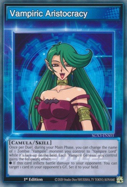 Vampiric Aristocracy — Speed Duel GX: Duelists of Shadows ENS03