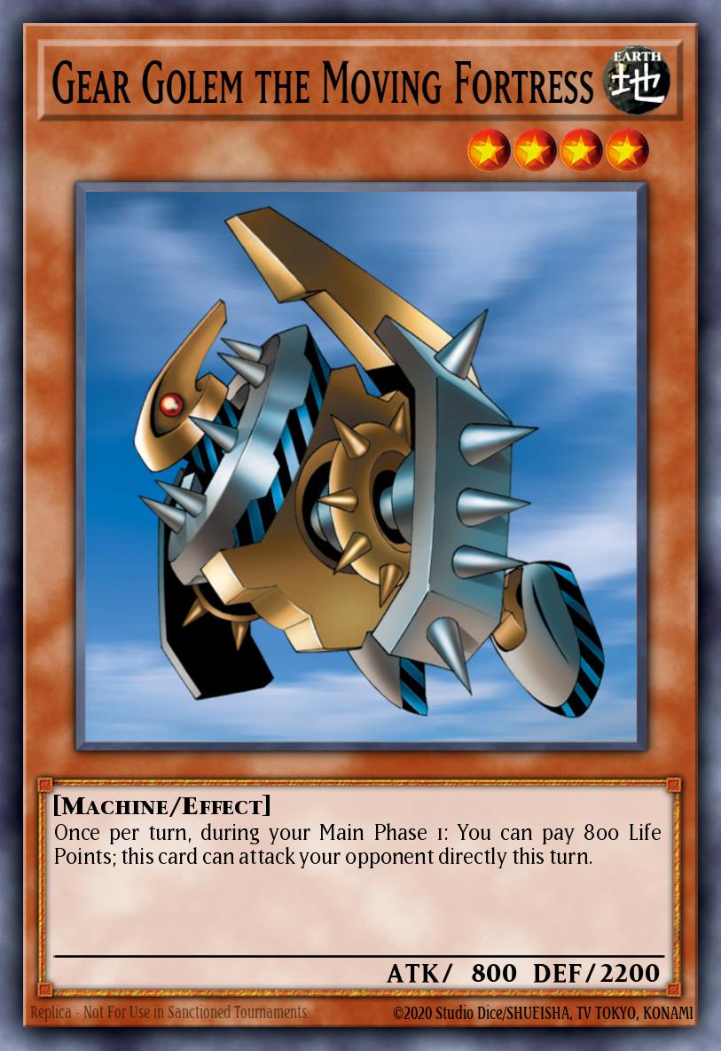 Gear Golen a Fortaleza Móvel — Structure Deck: Machine Re-Volt EN010