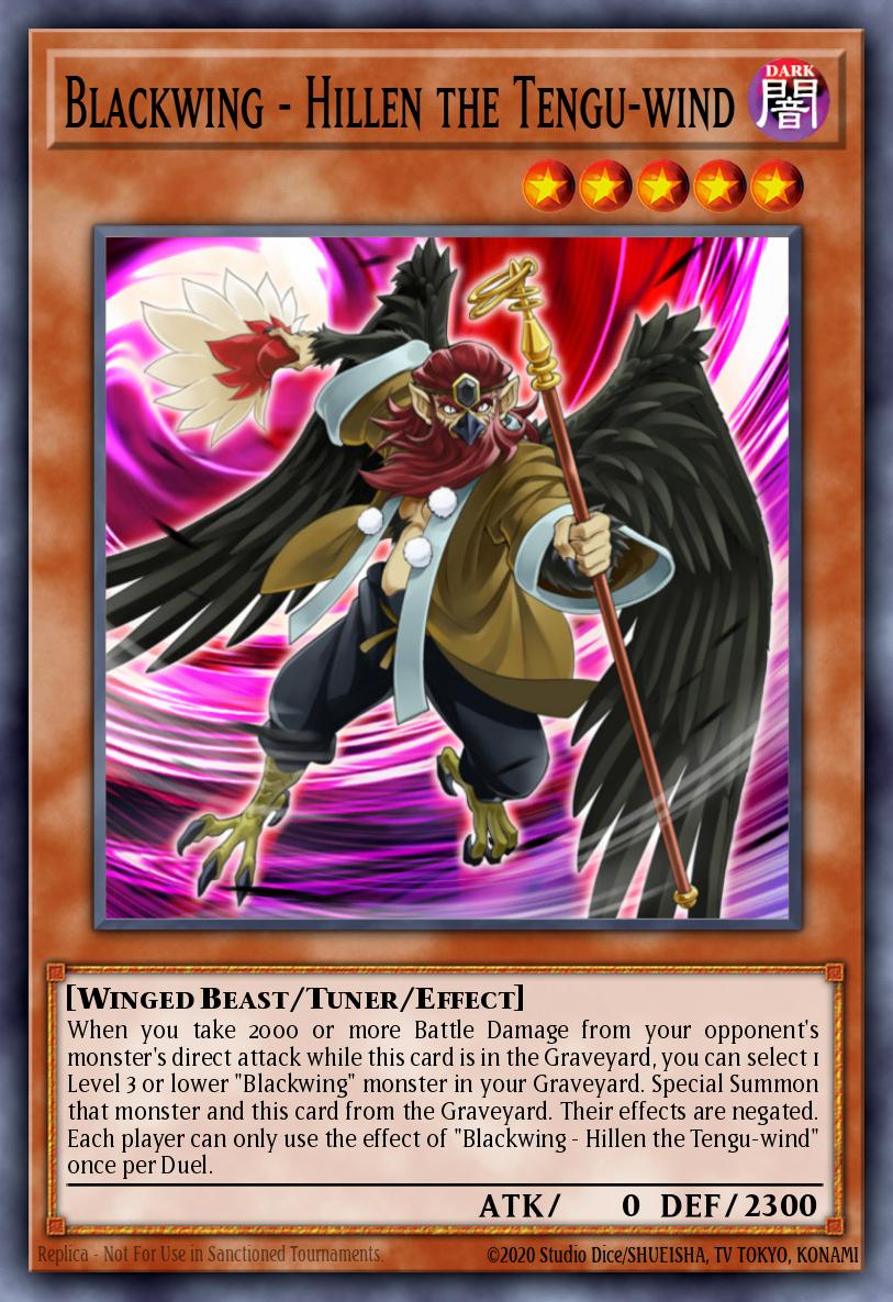 Blackwing - Hillen the Tengu-wind — Extreme Victory Sneak Peek Participation Card EN008