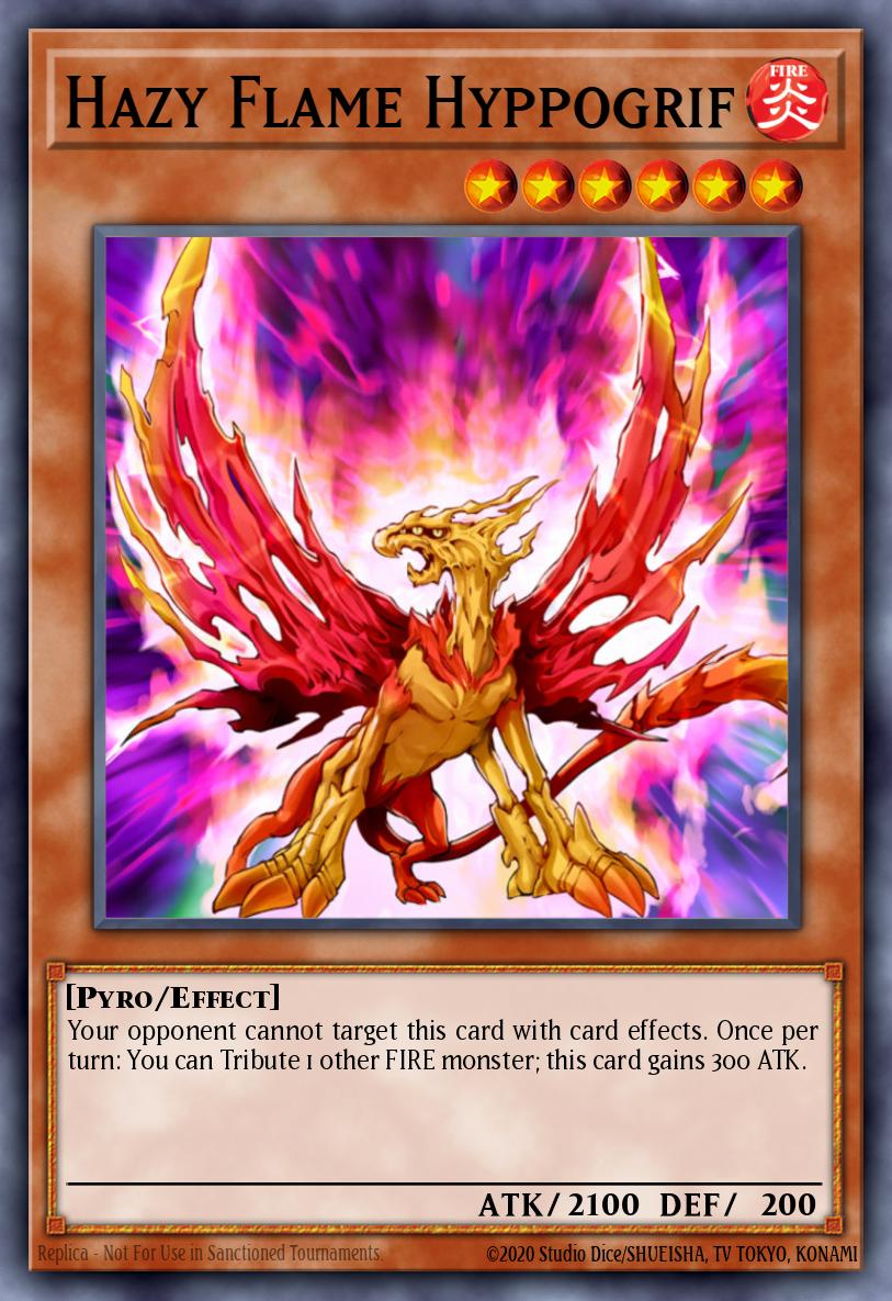 Hipogrifo da Chama Nebulosa — Onslaught of the Fire Kings Structure Deck EN007