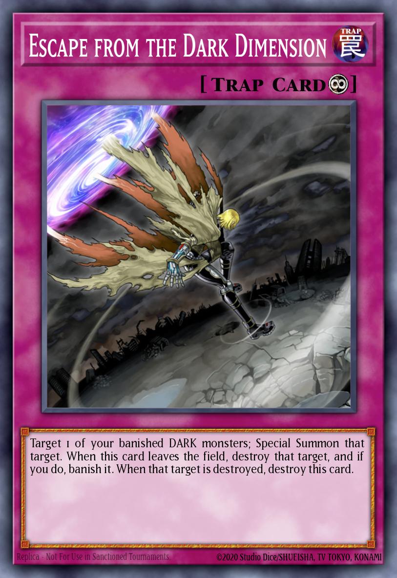 Fuga da Dimensão Negra — Dragons Collide Structure Deck EN040