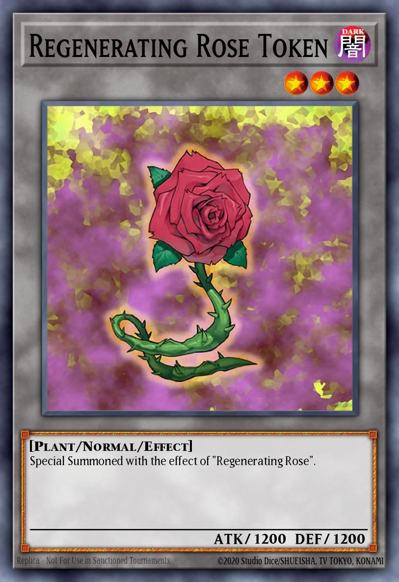 Regenerating Rose Token — Sem lançamento no TCG (OCG / Master Duel) 31986289