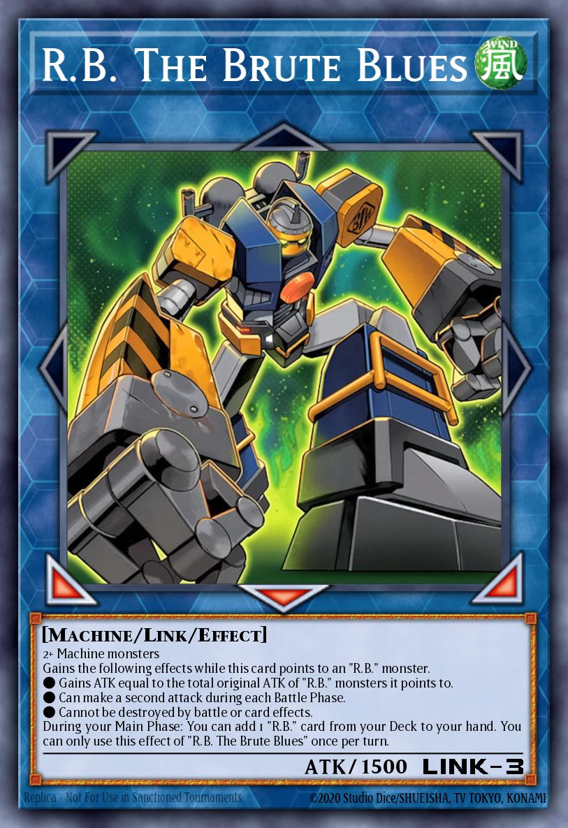 R.B. The Brute Blues — Sem lançamento no TCG (OCG / Master Duel) 32216688
