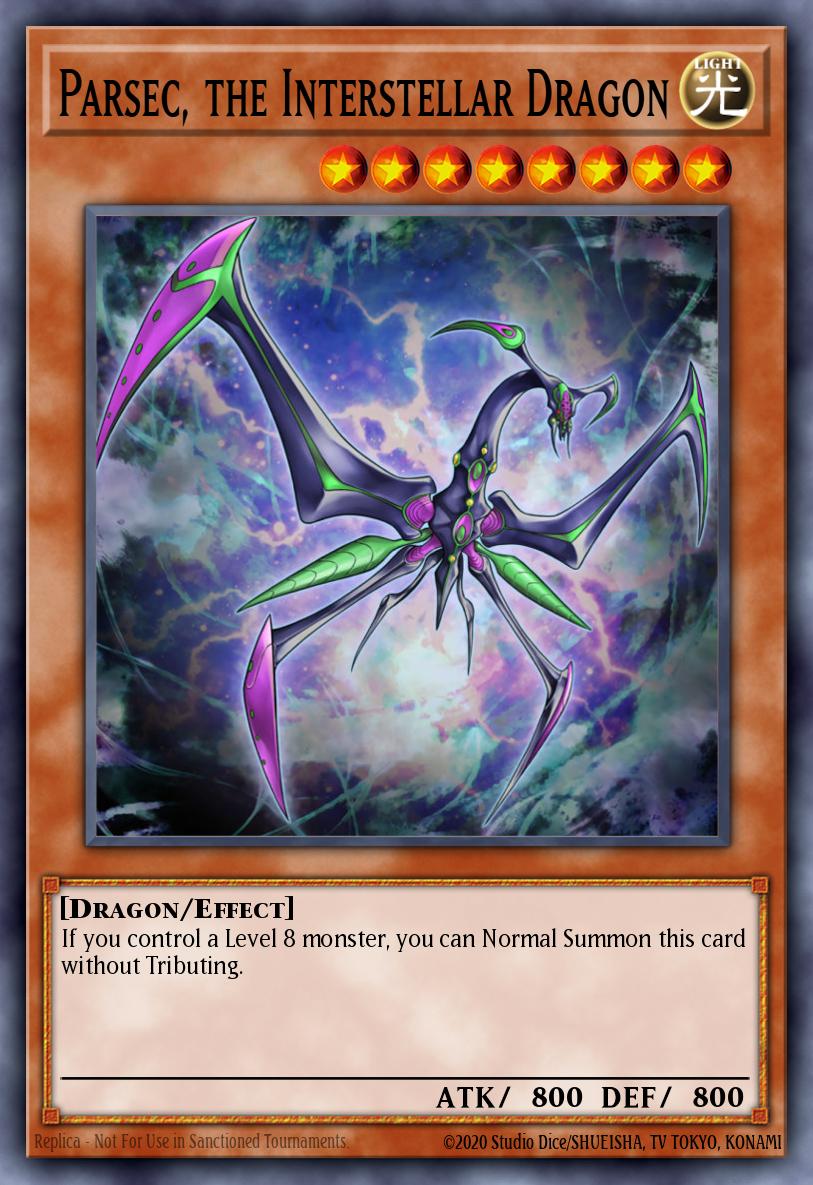 Parsec, o Dragão Interestelar — Lord of the Tachyon Galaxy Sneak Peek Participation Card EN015