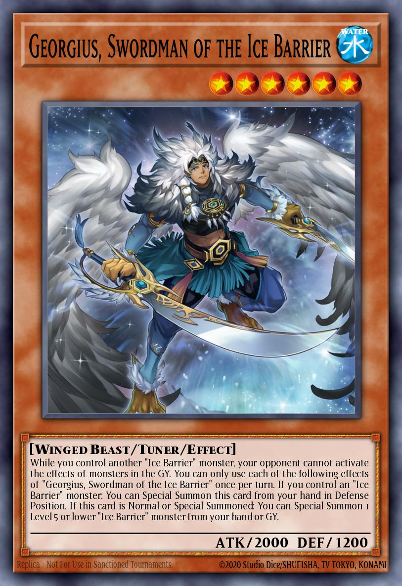 Georgius, Swordman of the Ice Barrier — Battles of Legend: Terminal Revenge EN006