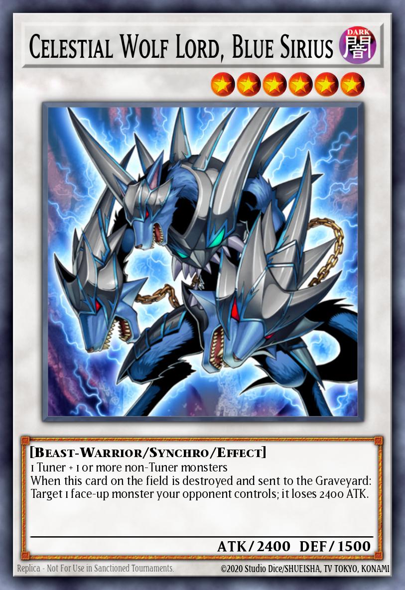 Senhor Lobo Celestial, Sirius Azul — 2014 Mega-Tin Mega Pack EN183
