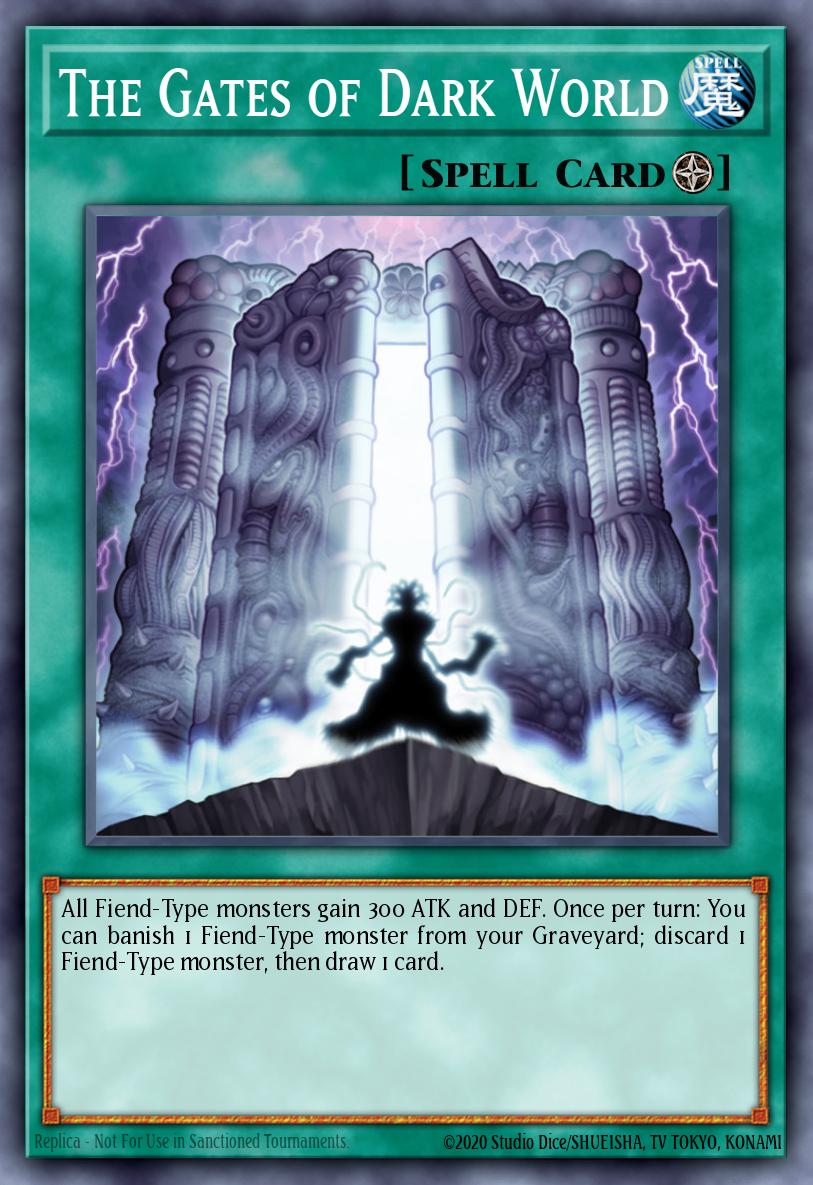 Os Portões do Mundo Negro — Structure Deck: Dark World EN045