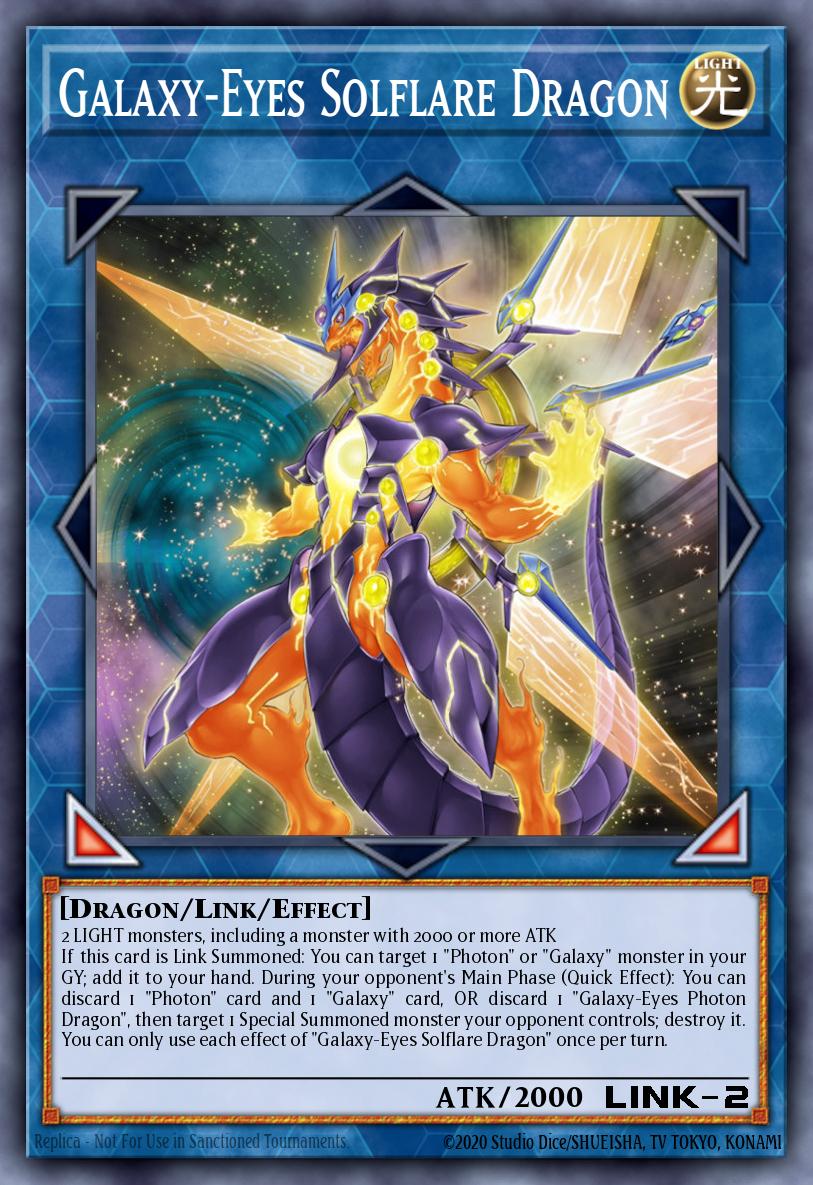 Dragão Explosolar de Olhos das Galáxias — 2019 Gold Sarcophagus Tin Mega Pack EN188
