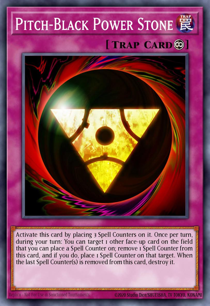 Pedra do Poder Negra como Azeviche — Structure Deck: Spellcaster's Judgment EN034