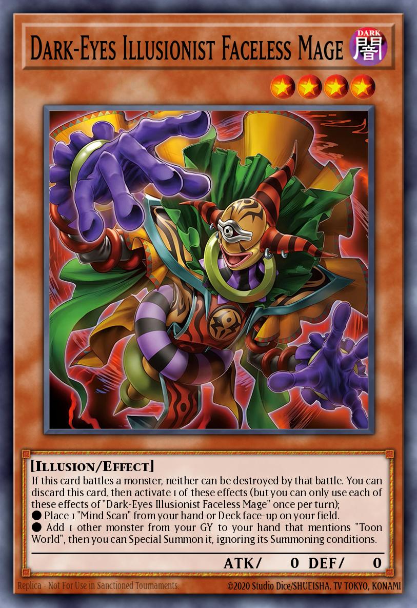 Dark-Eyes Illusionist Faceless Mage — Sem lançamento no TCG (OCG / Master Duel) 34314989