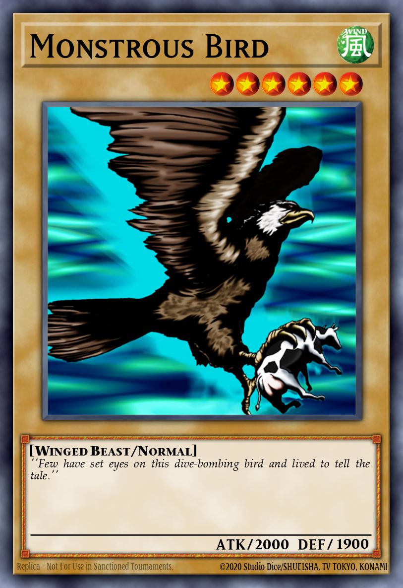 Pássaro monstruoso — Sem lançamento no TCG (OCG / Master Duel) 35712107