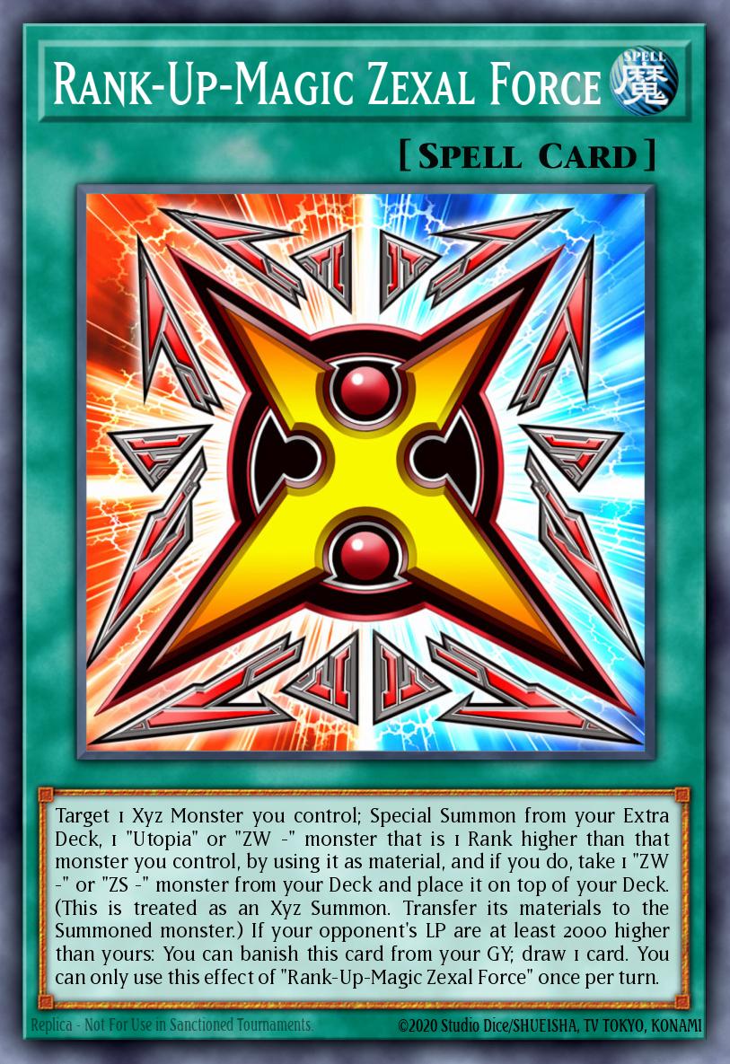 Magia de Aumento de Classe Força Zexal — Lightning Overdrive Premiere! promotional card EN050