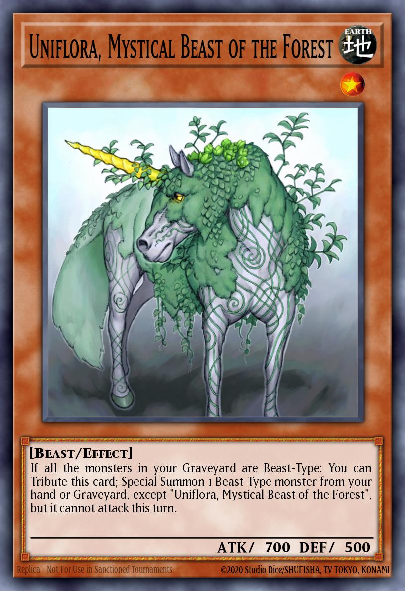 Uniflora, Besta Mística da Floresta — OTS Tournament Pack 17 (POR) PT035