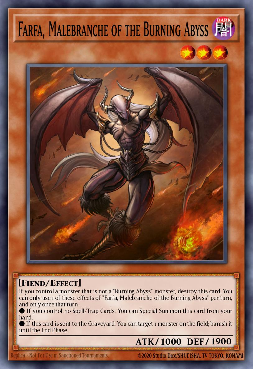 Farfa, Malebranche do Abismo Ardente — Structure Deck: Sacred Beasts EN016
