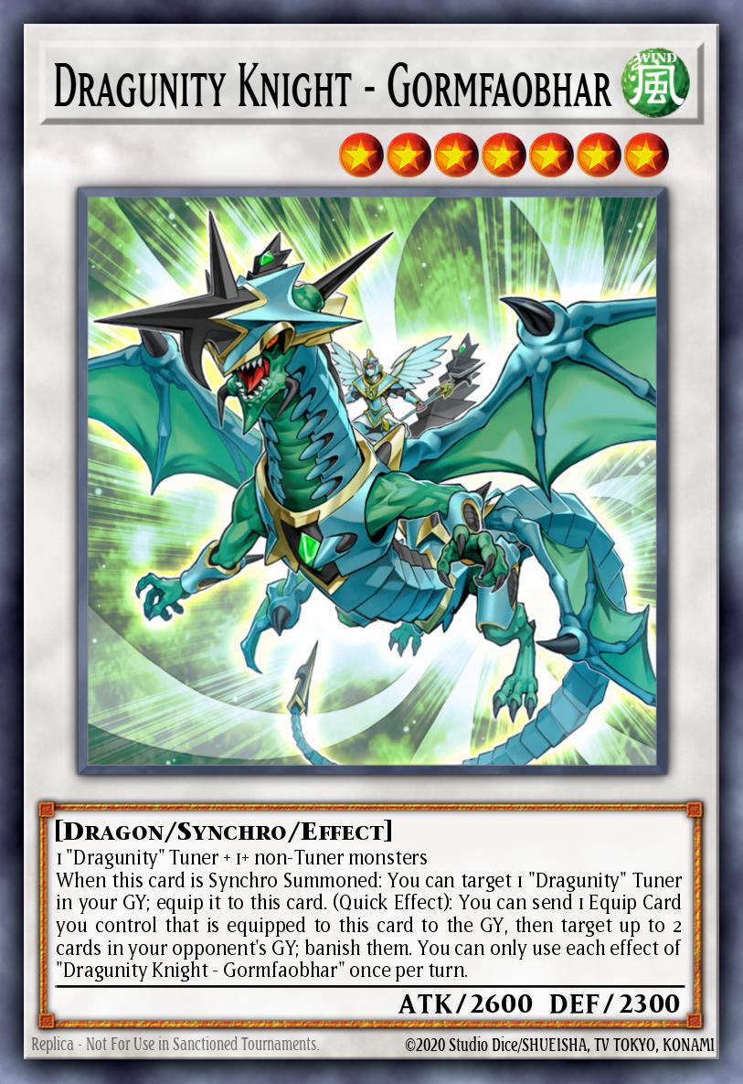 Cavaleiro Dragunidade - Gormfaobhar — Blazing Vortex Premiere! promotional card EN045