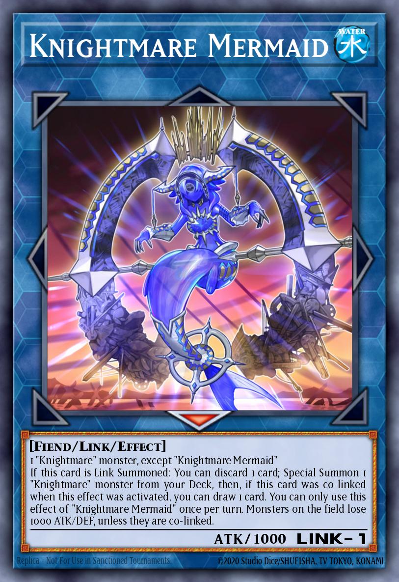 Cavaleira do Pesadelo Sereia — 2019 Gold Sarcophagus Tin Mega Pack EN025