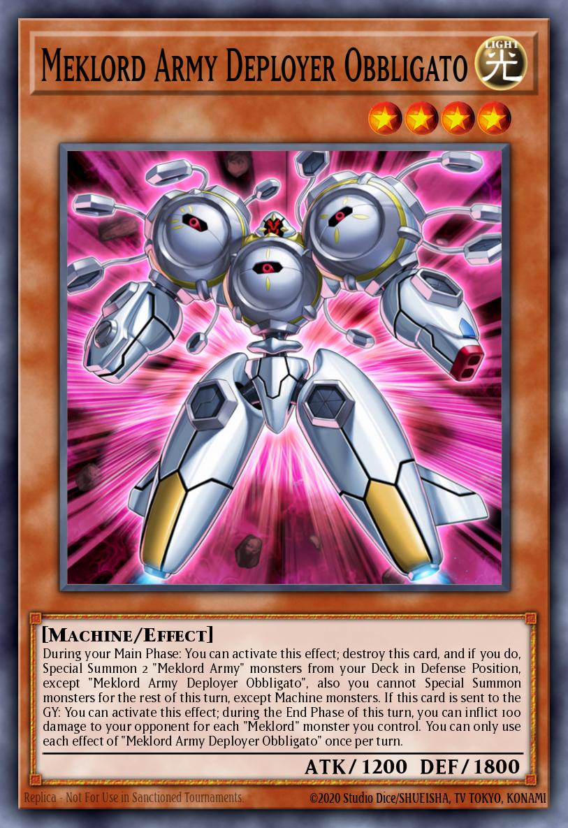 Condutor do Exército Senhormek Obbligato — Legendary Duelists: Rage of Ra EN019