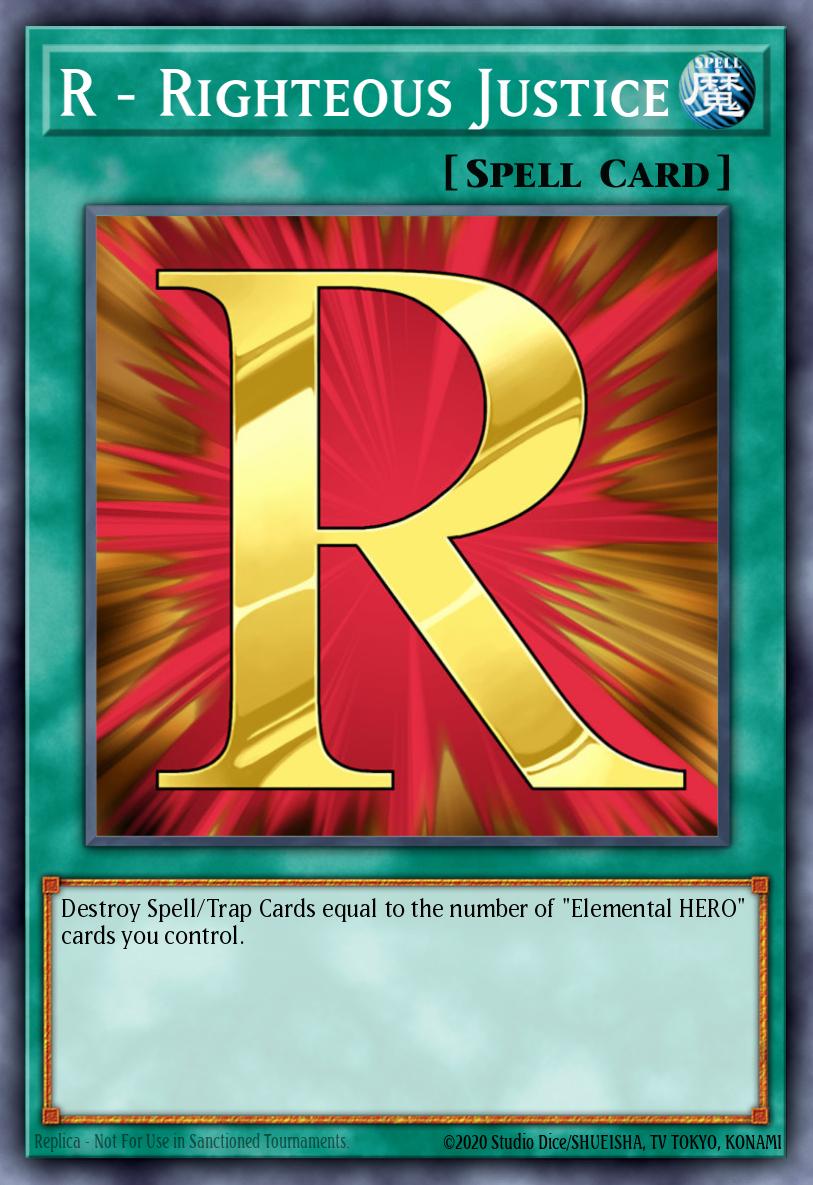 R - Justiça Honrada — HERO Strike Structure Deck EN030