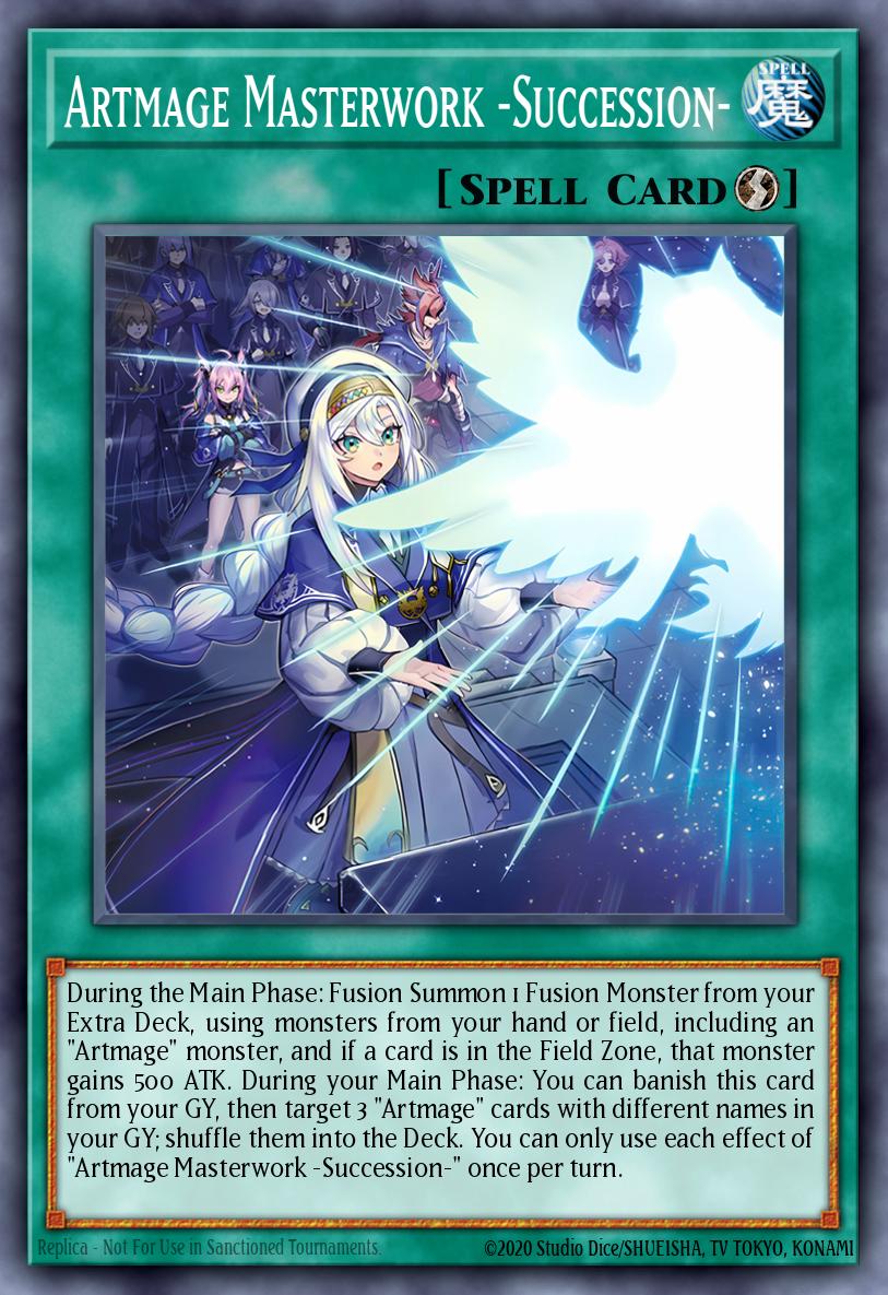 Artmage Masterwork -Succession- — Sem lançamento no TCG (OCG / Master Duel) 37517035