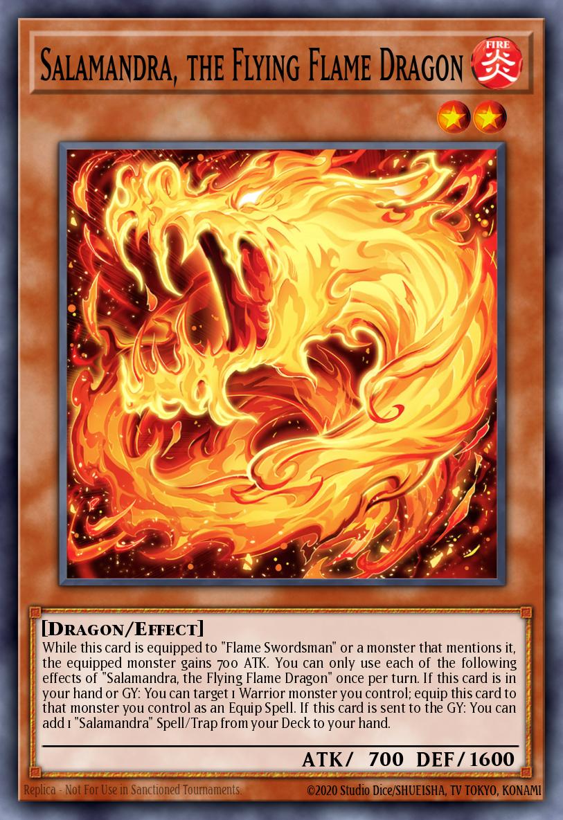 Salamandra, the Flying Flame Dragon — Maze of Millennia EN002