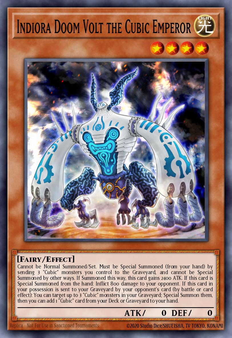 Indiora Volt Mortal, o Imperador Cúbico — Yu-Gi-Oh! The Dark Side of Dimensions Movie Pack: Gold Edition ENG38