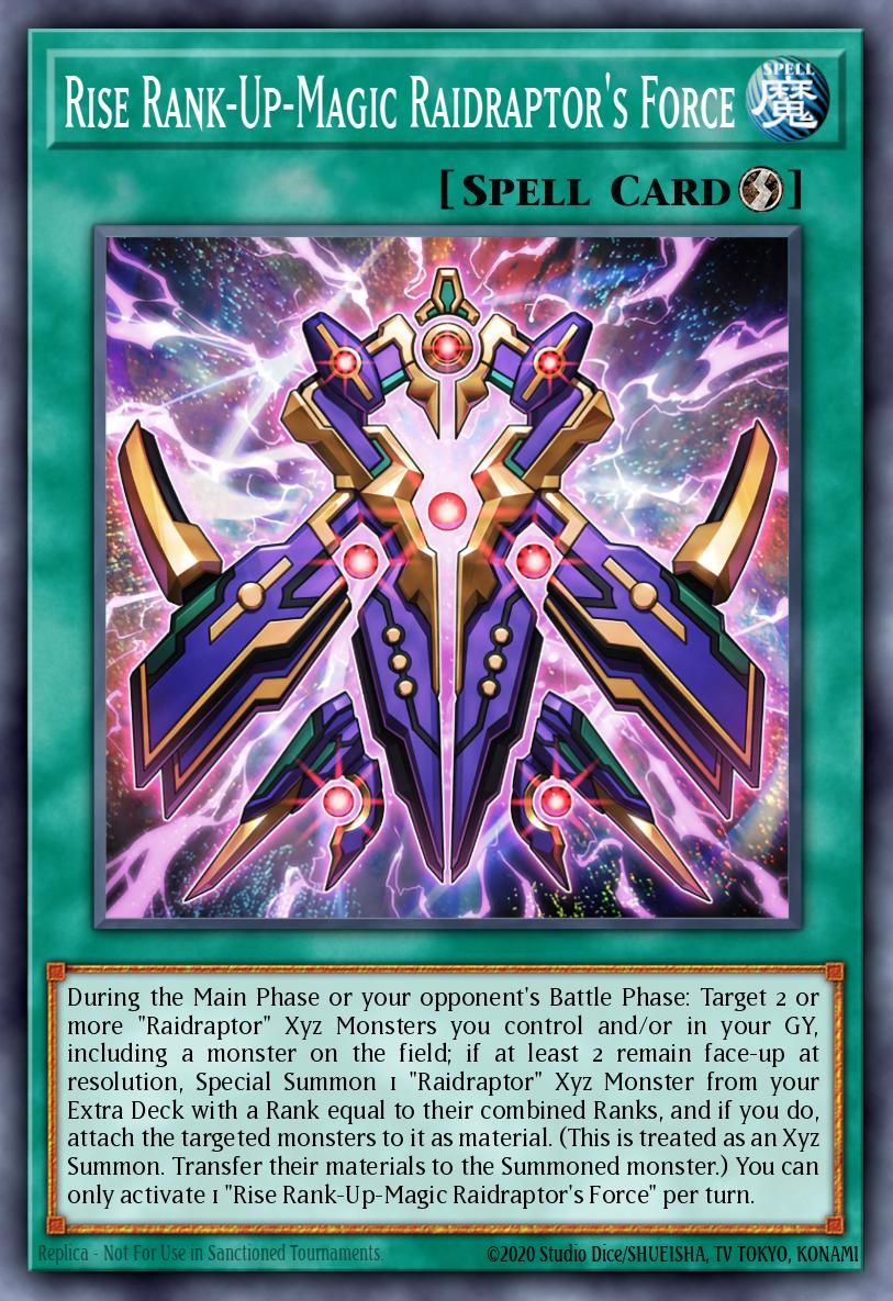 Rise Rank-Up-Magic Raidraptor's Force — Phantom Nightmare EN056