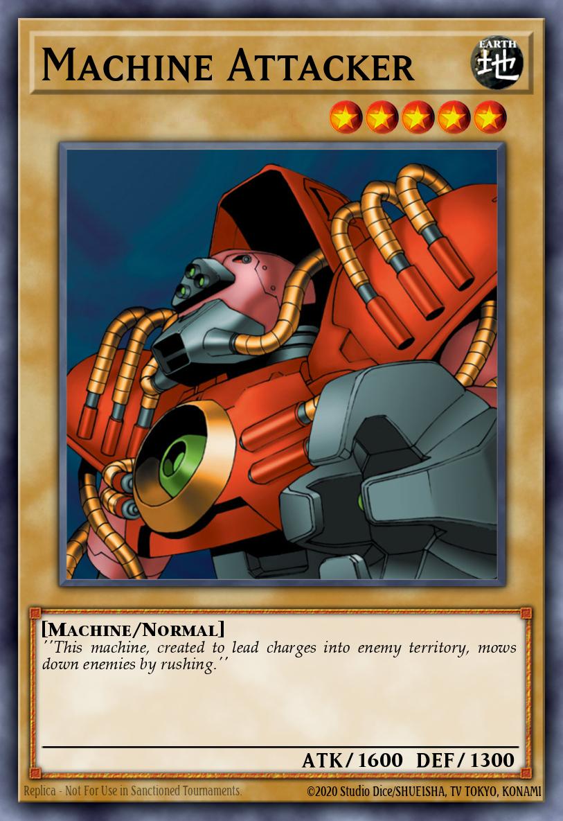 Machine Attacker — Sem lançamento no TCG (OCG / Master Duel) 38116136
