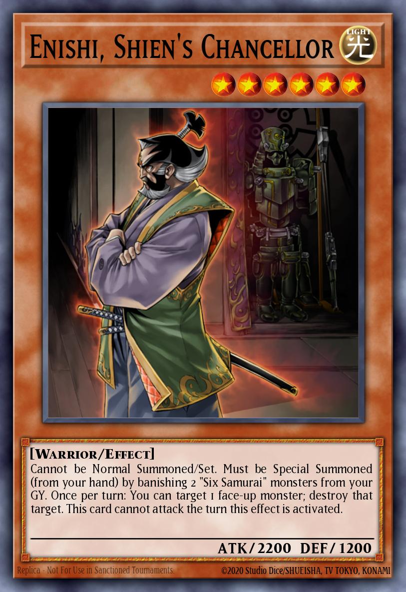 Enishi, o Chanceler de Shien — Samurai Warlords Structure Deck EN011