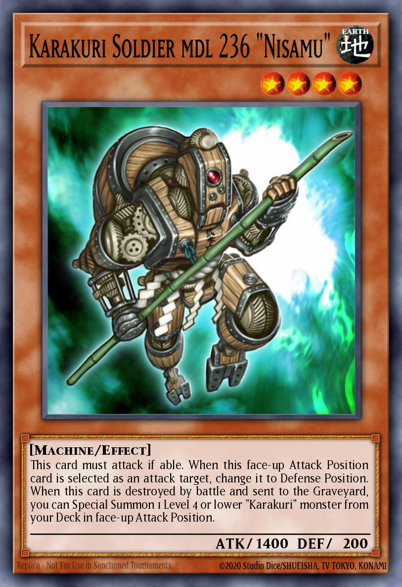 Karakuri Soldier mdl 236 "Nisamu" — Starstrike Blast Sneak Peek Participation Card EN019