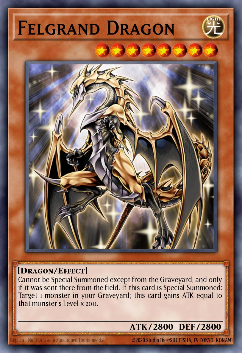 Dragão Felgrand — Rise of the True Dragons Structure Deck EN005