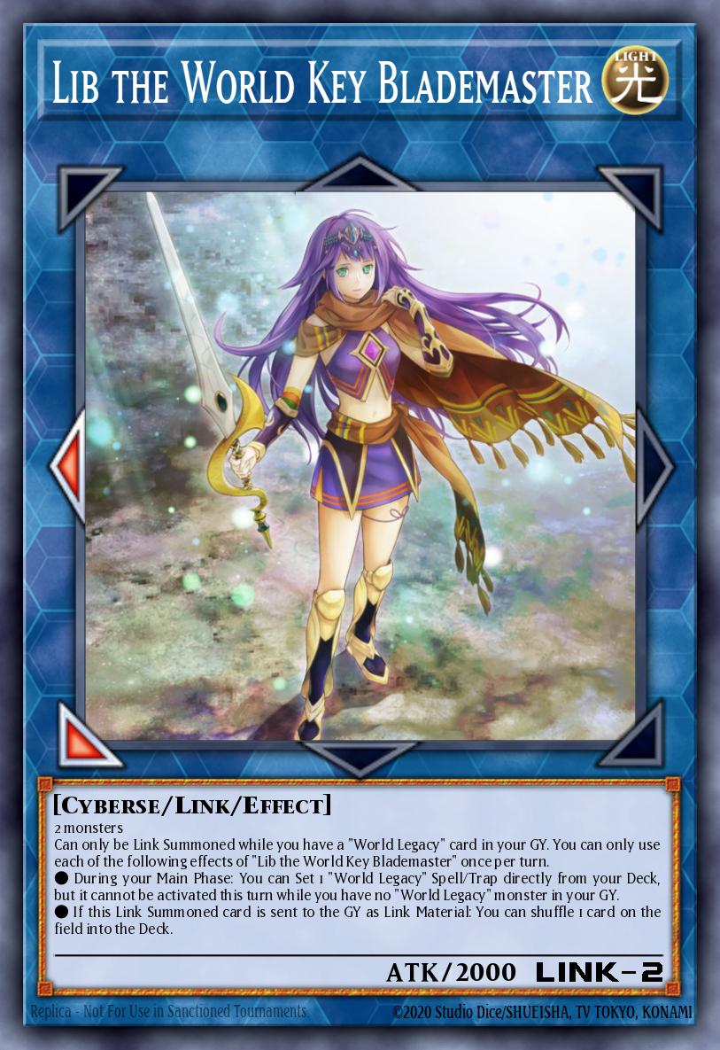 Lib a Espadachim da Chave Mundial — Duel Overload EN023