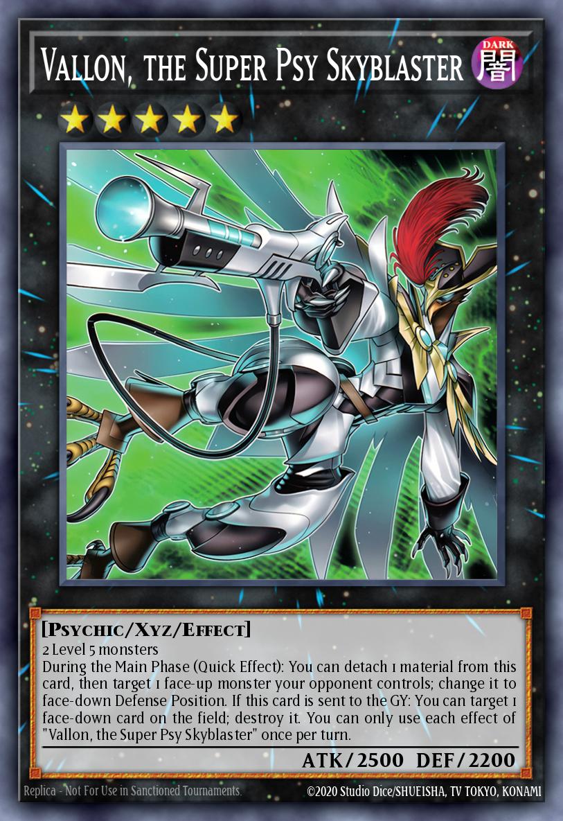 Vallon, the Super Psy Skyblaster — Duelist's Advance EN048