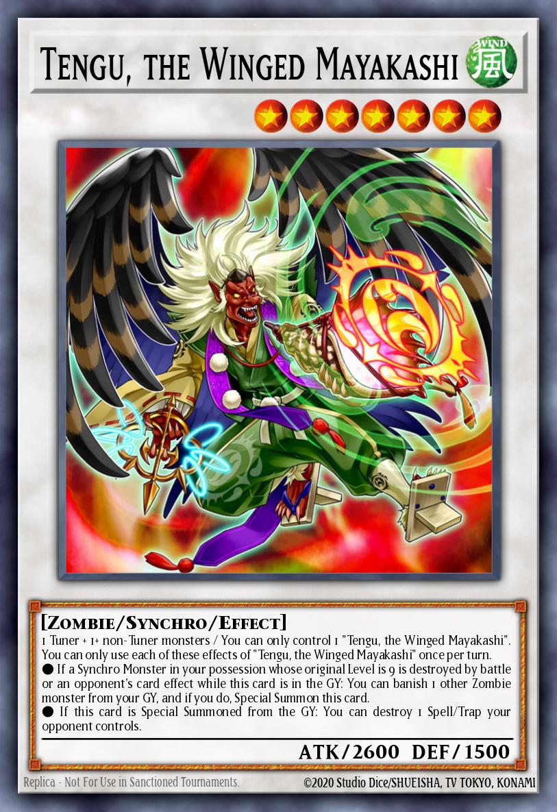 Tengu, o Mayakashi Alado — Hidden Summoners EN034