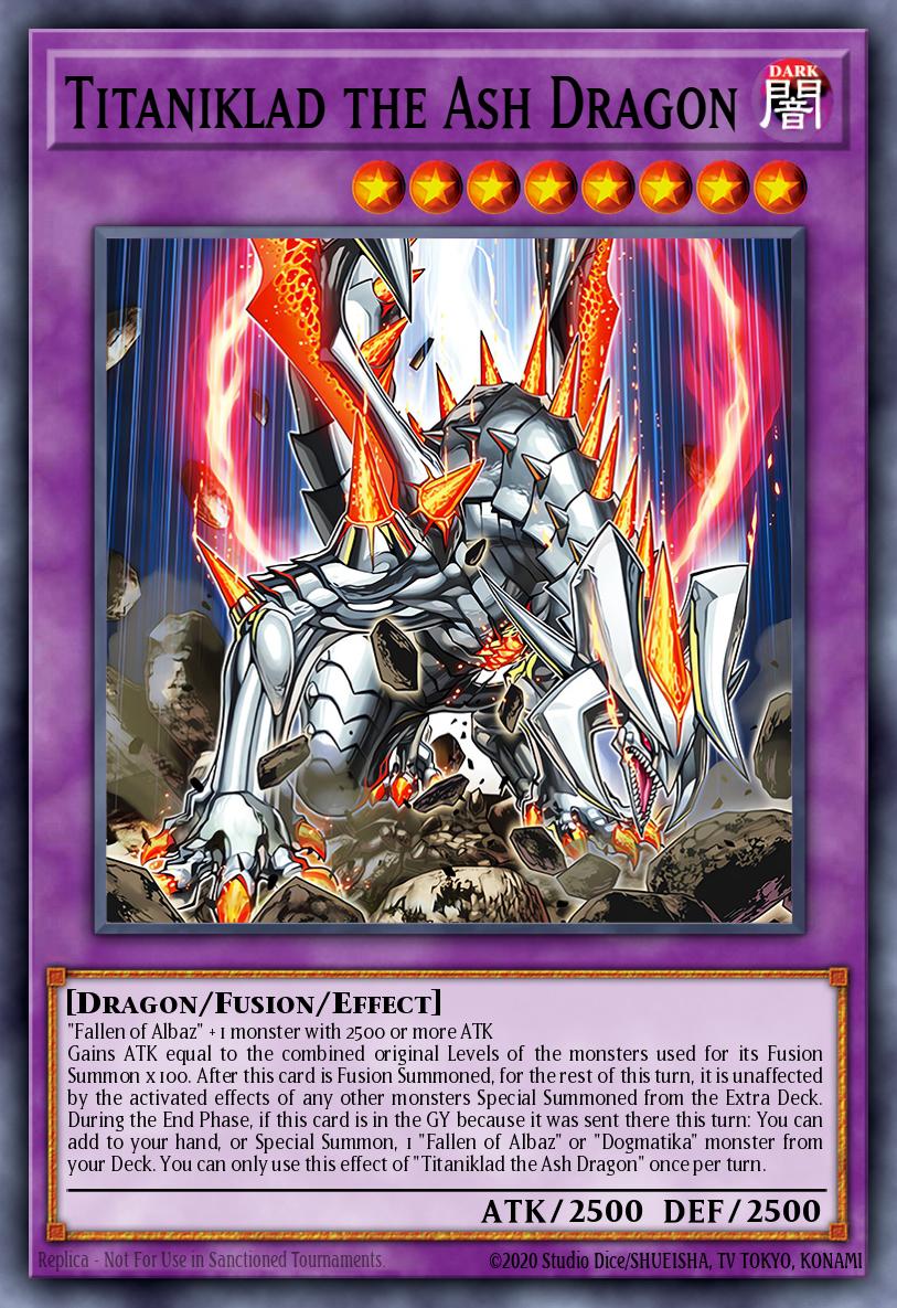Titaniklad, o Dragão das Cinzas — Structure Deck: Albaz Strike EN043