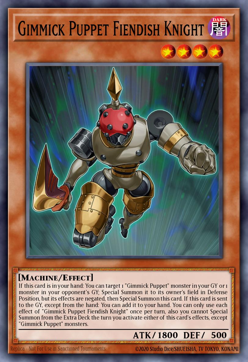 Gimmick Puppet Fiendish Knight — Maze of the Master EN047