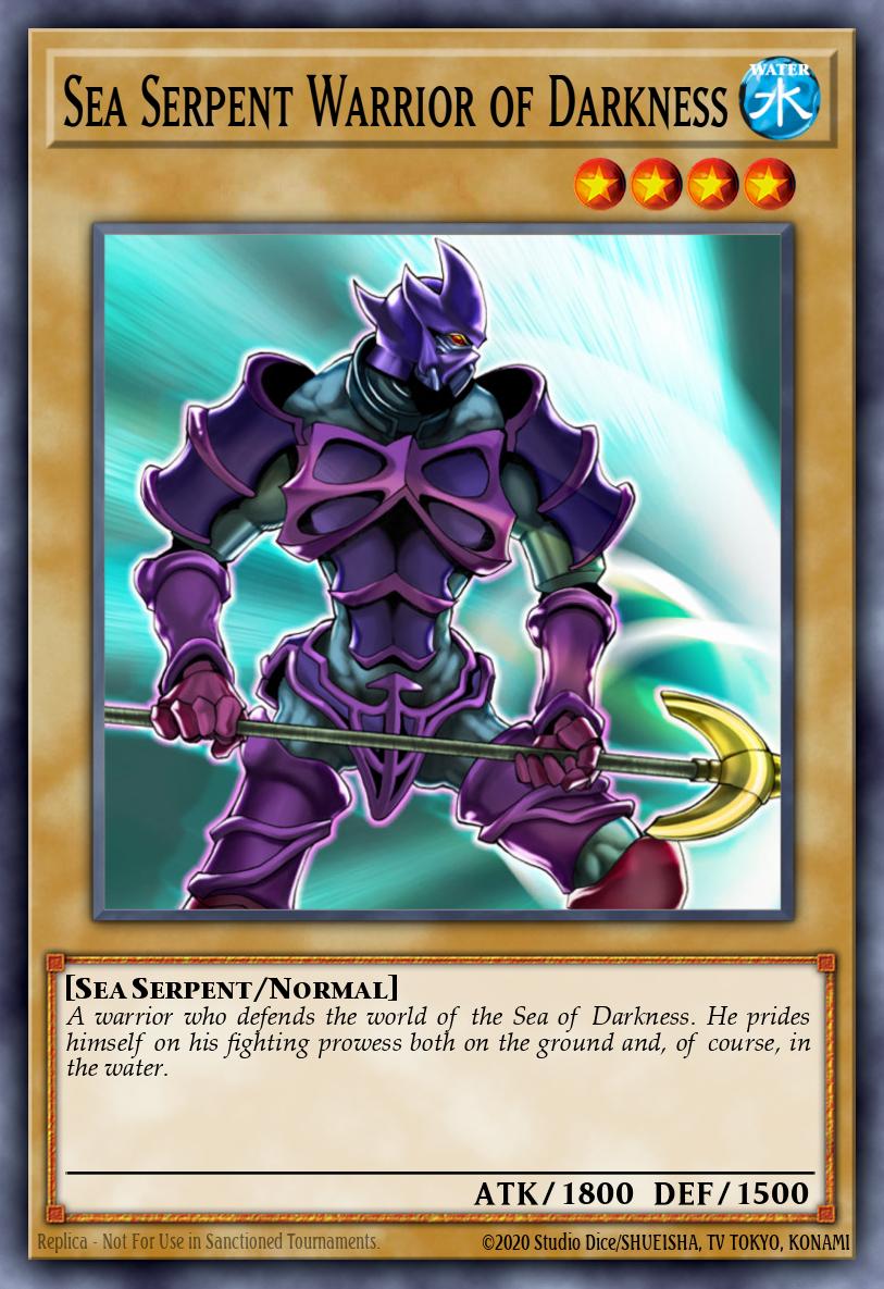 Gerreiro da Serpente Marinha das Trevas — Structure Deck: Fury from the Deep EN003