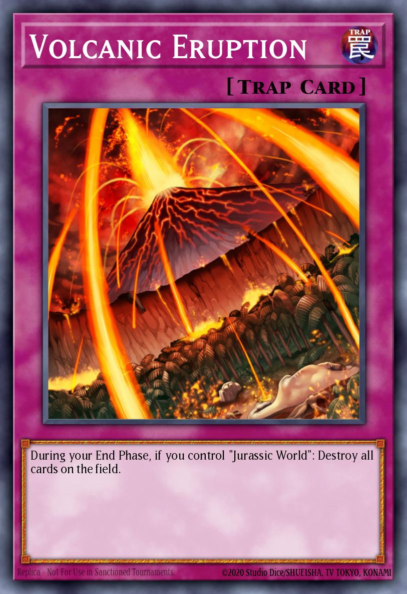 Erupção Vulcânica — Structure Deck: Dinosaur's Rage Special Set EN030
