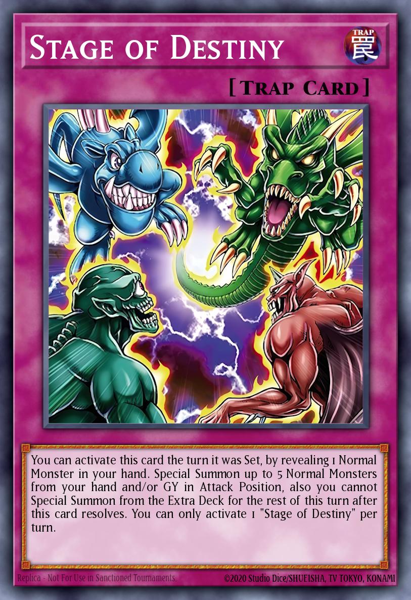 Stage of Destiny — Sem lançamento no TCG (OCG / Master Duel) 42232157